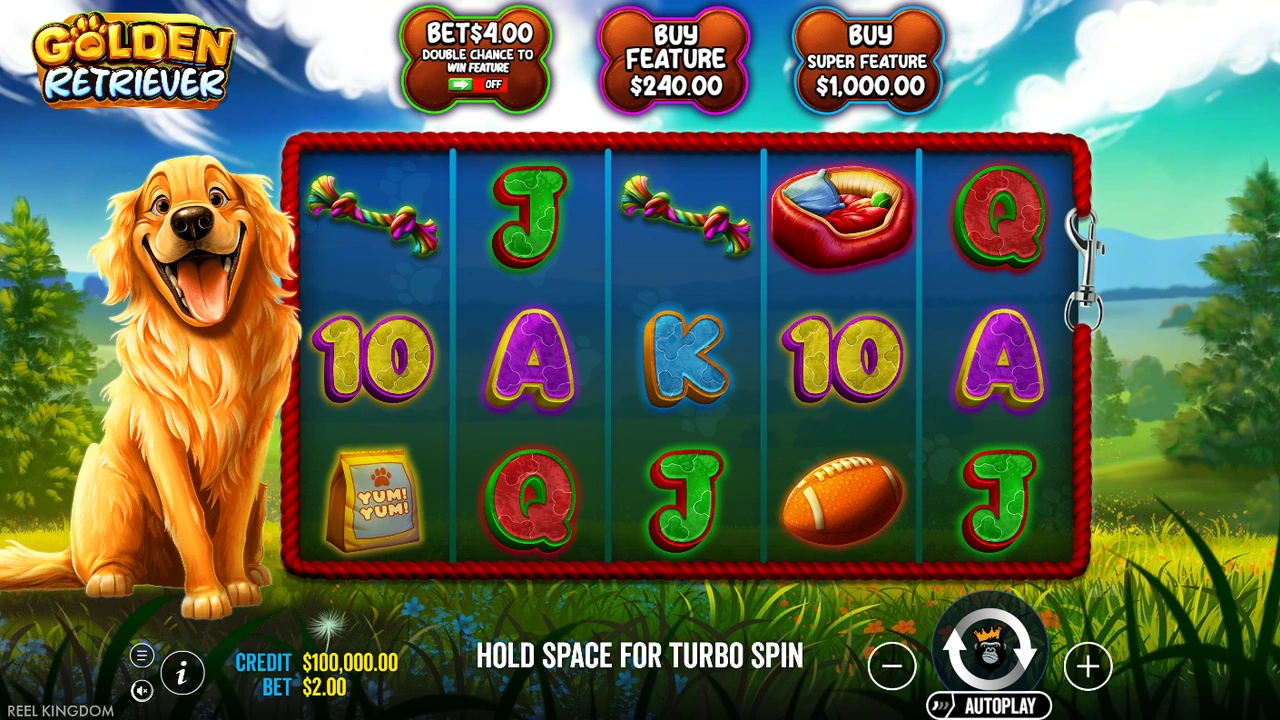 Golden Retriever slot demo preview