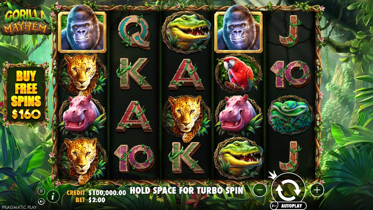Gorilla Mayhem slot demo preview