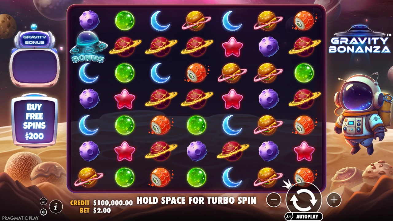 Gravity Bonanza™ slot demo preview