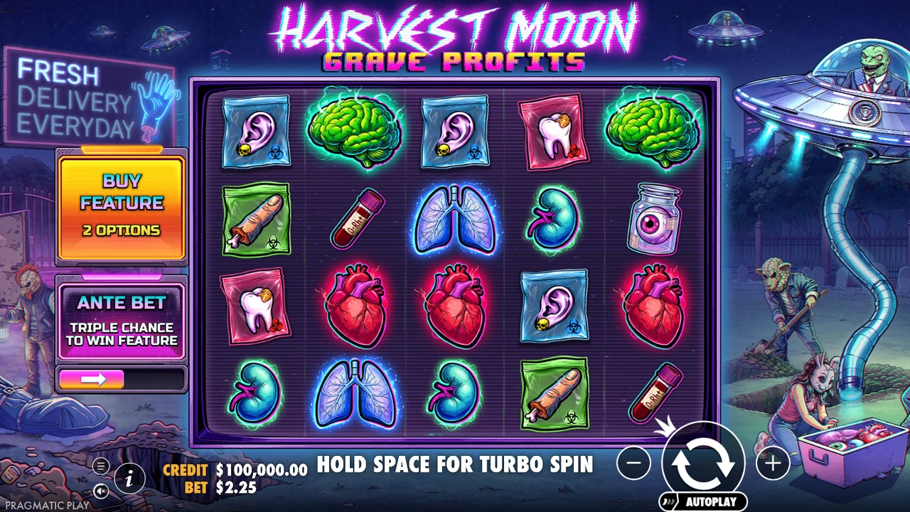 Harvest Moon – Grave Profits slot game preview