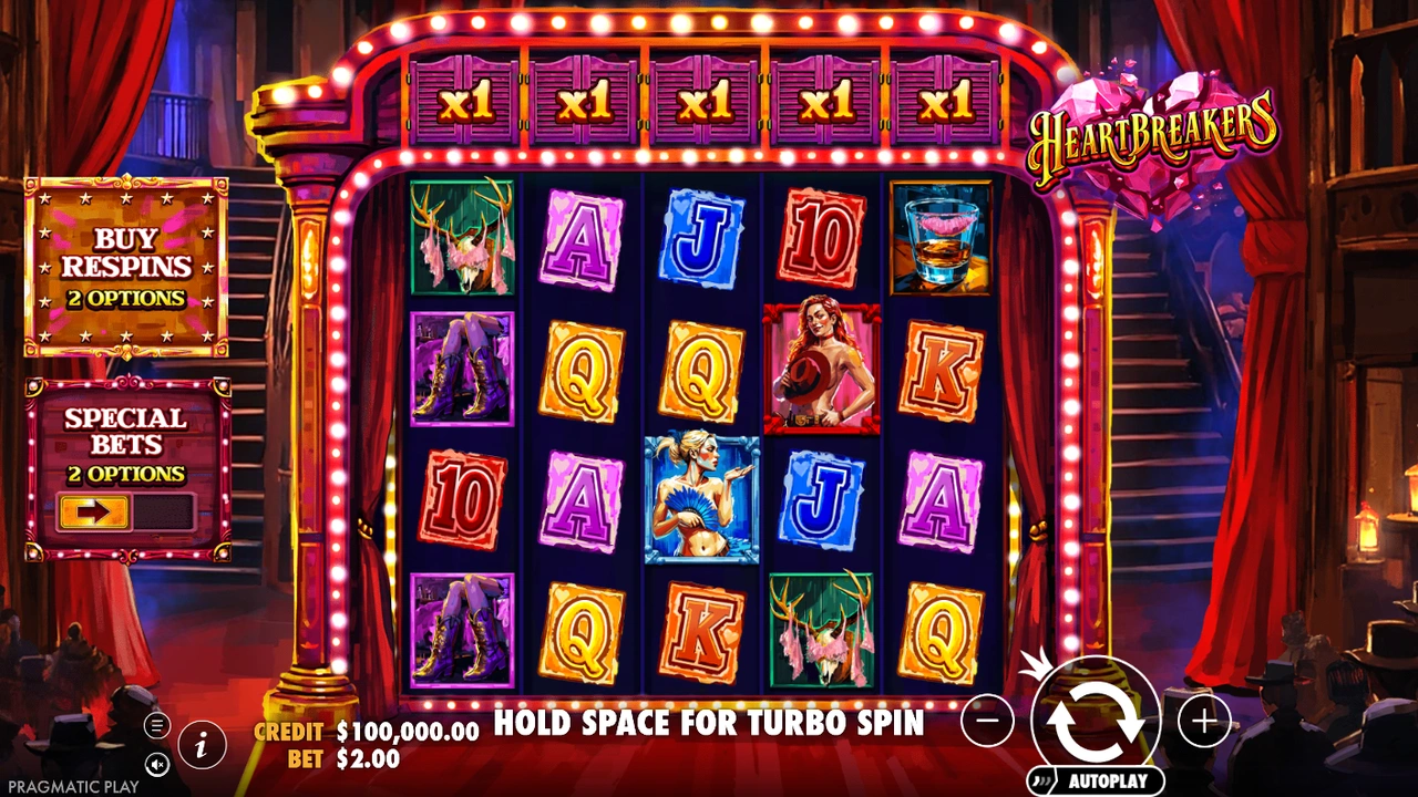 Heartbreakers slot demo preview