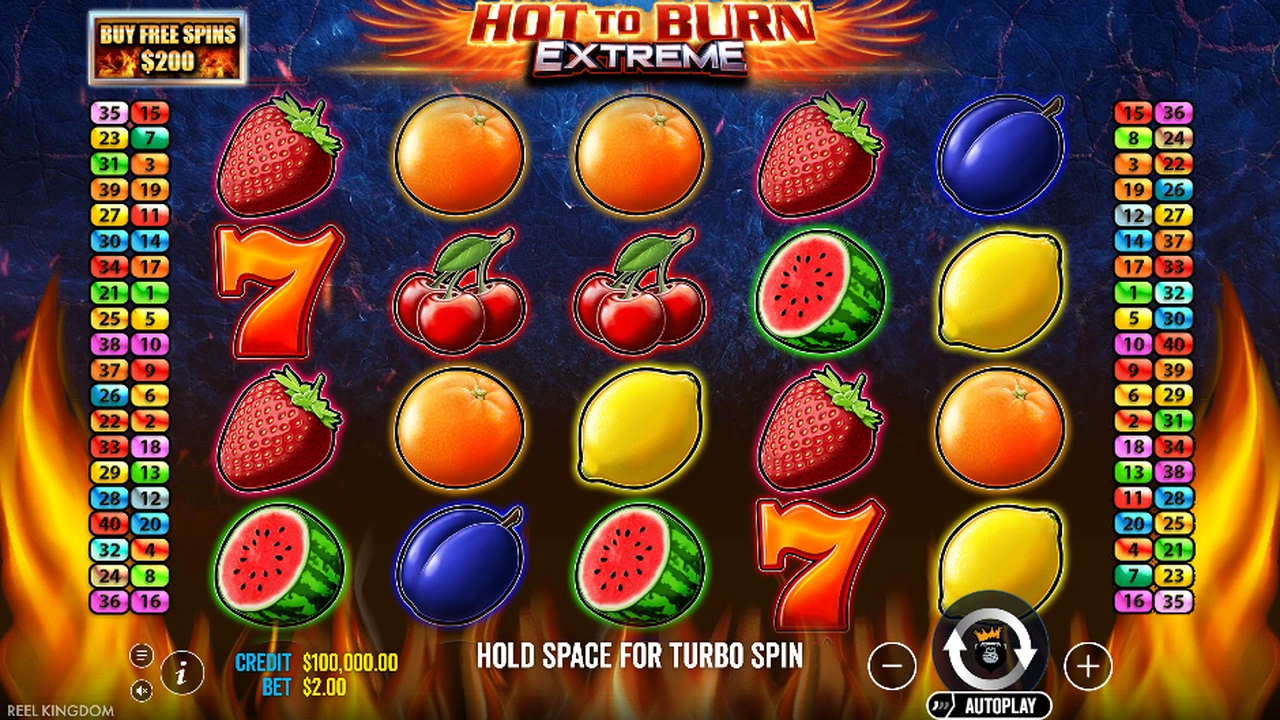 Hot to Burn® Extreme slot demo preview