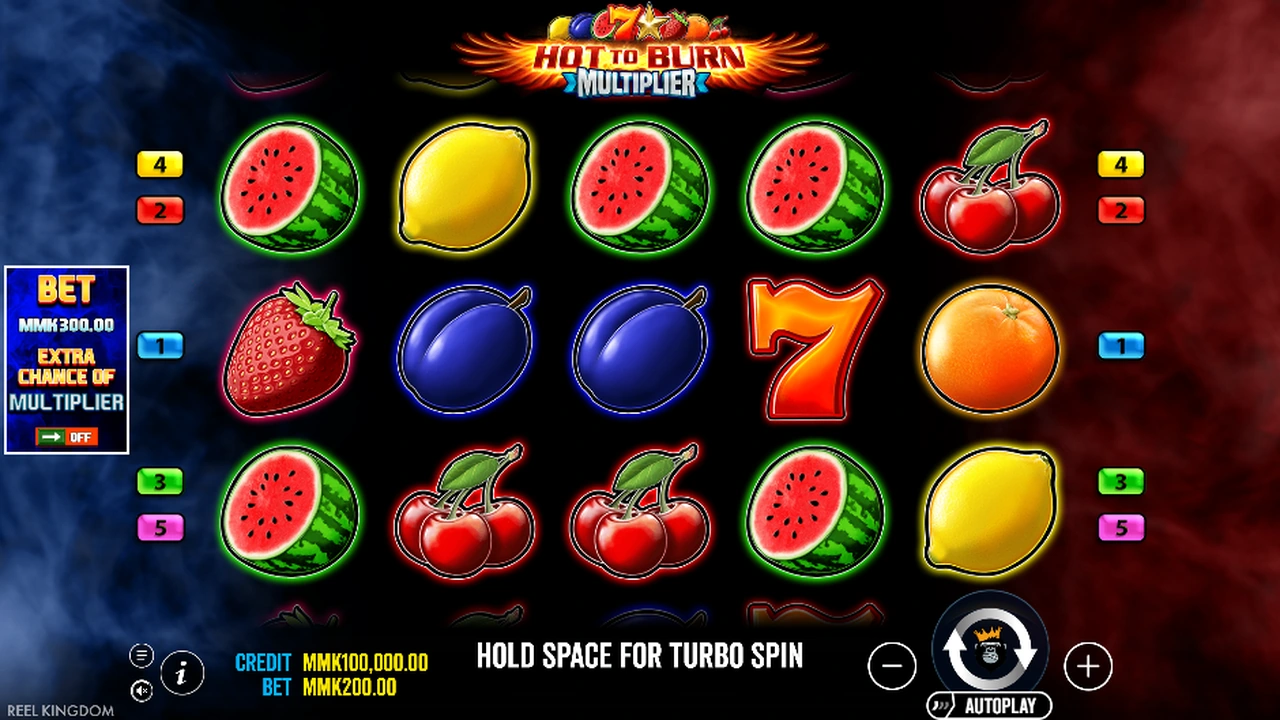 Hot to Burn Multiplier slot demo preview