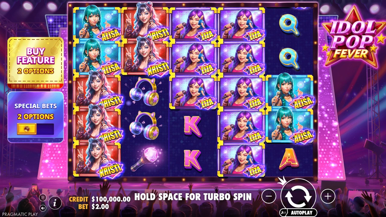 Idol Pop Fever slot demo preview