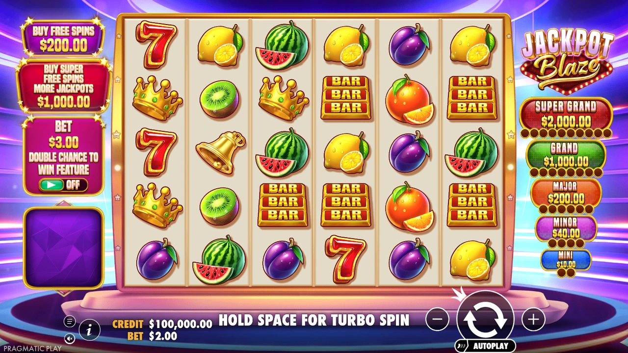 Jackpot Blaze slot demo preview