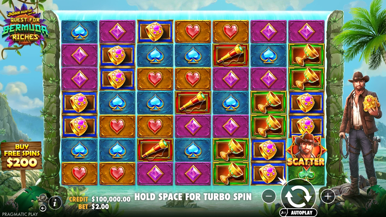 John Hunter and the Quest for Bermuda Riches™ slot demo preview
