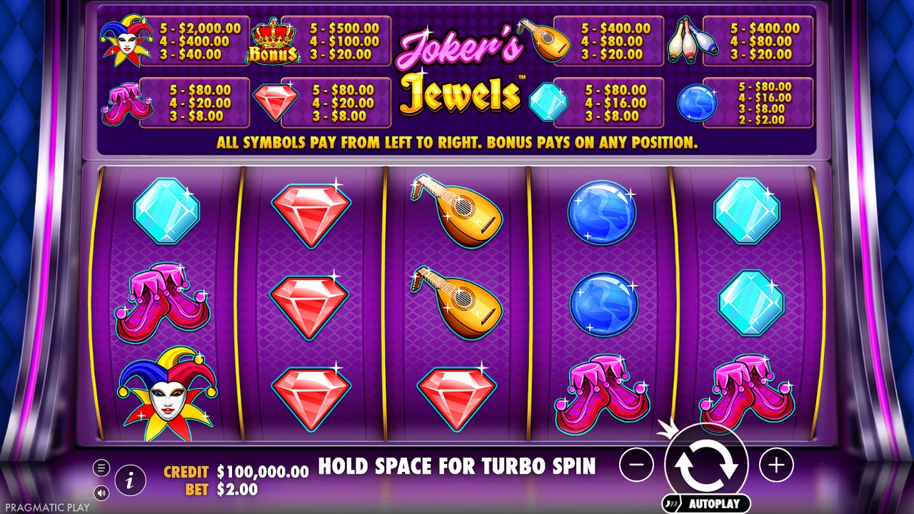 Joker’s Jewels™ slot demo preview