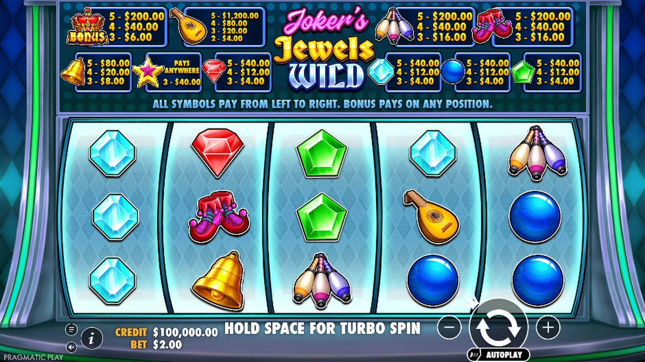 Joker’s Jewels Wild slot demo preview