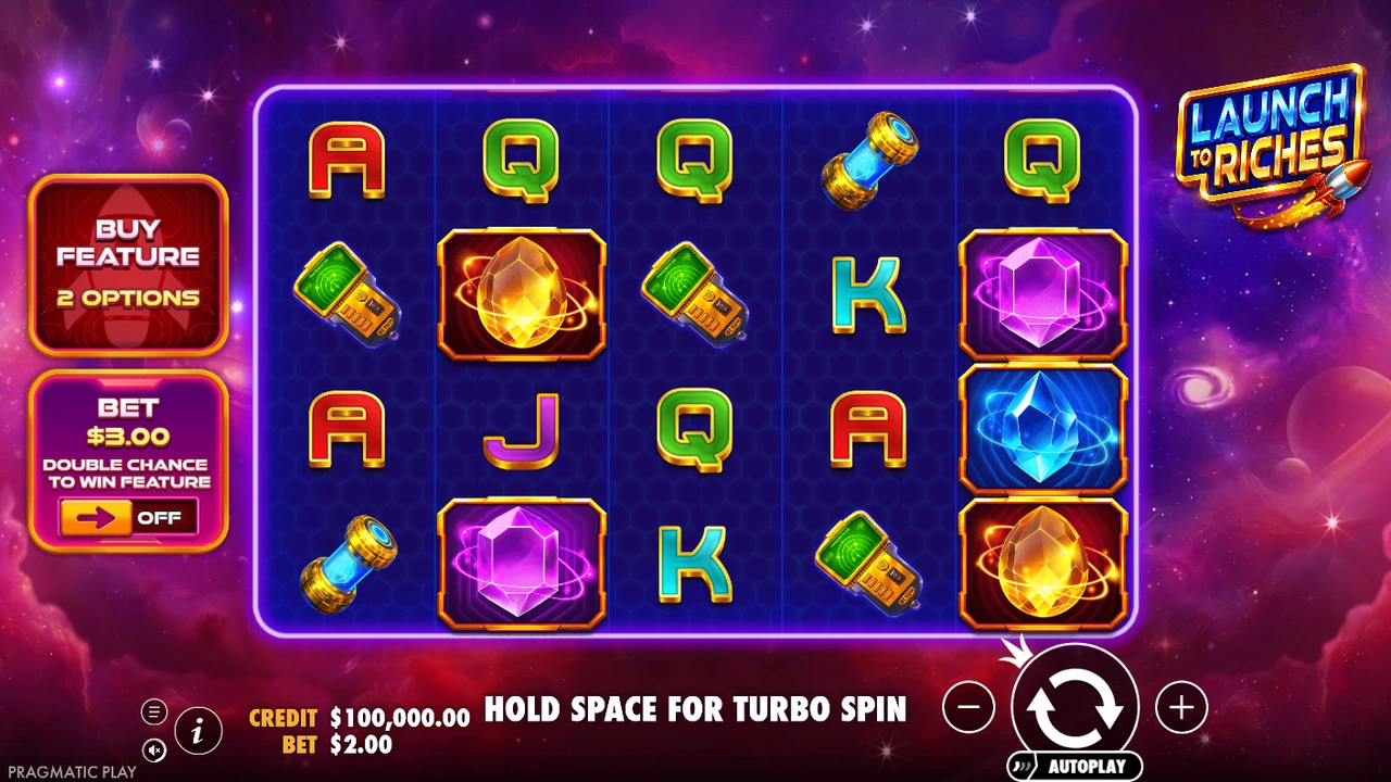 Launch to Riches slot demo preview