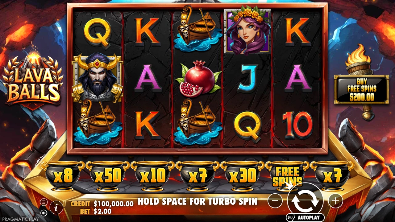 Lava Balls slot demo preview