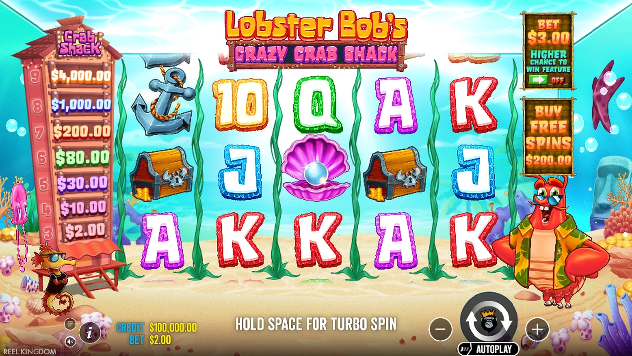 Lobster Bob’s Crazy Crab Shack™ slot demo preview