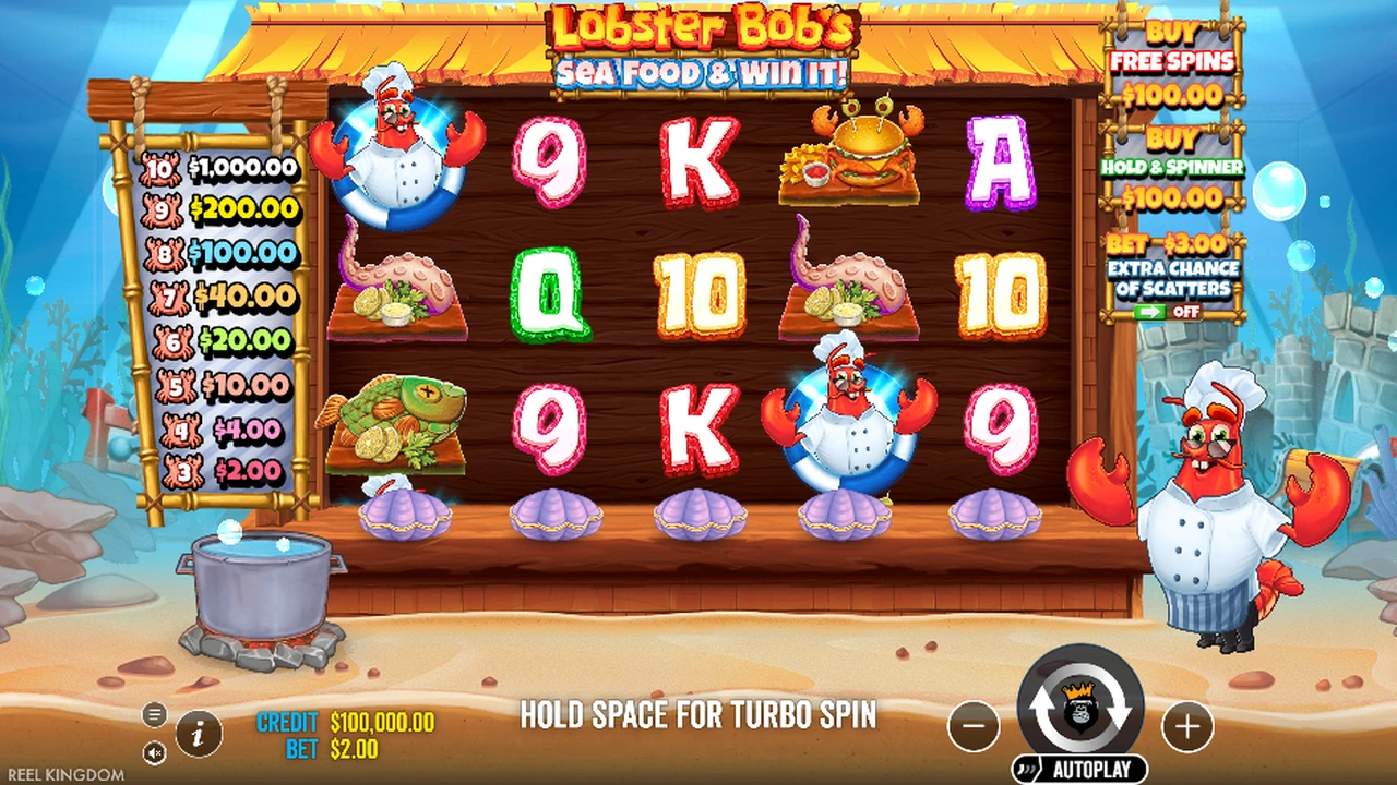 Lobster Bob’s Sea Food and Win It slot demo preview