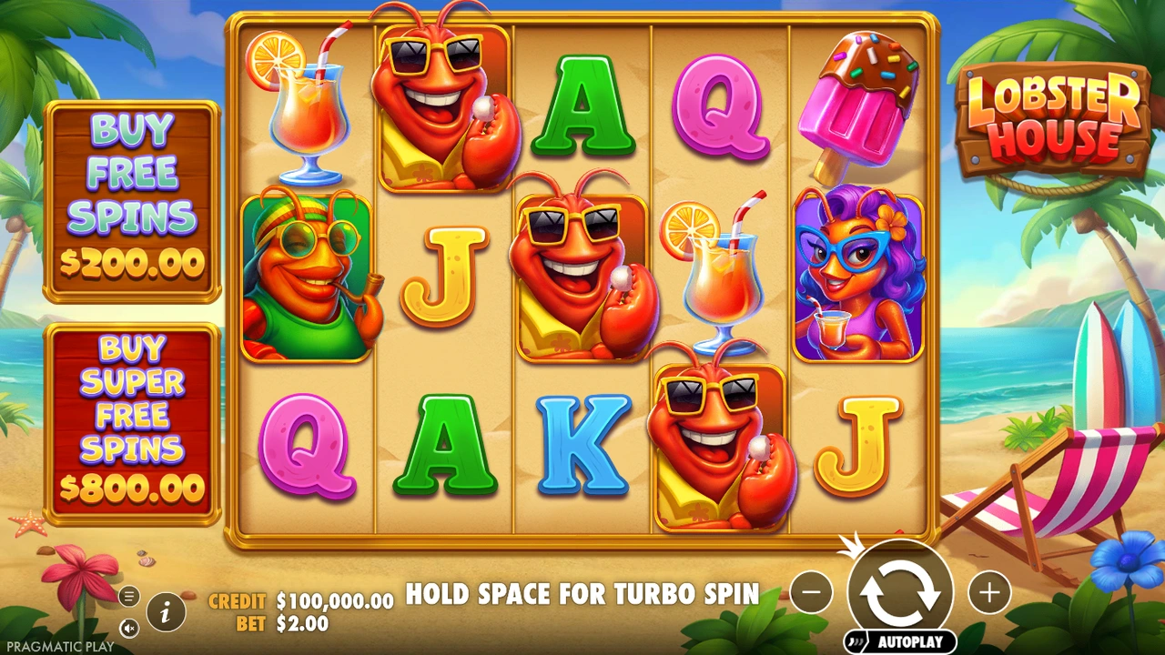 Lobster House slot demo preview
