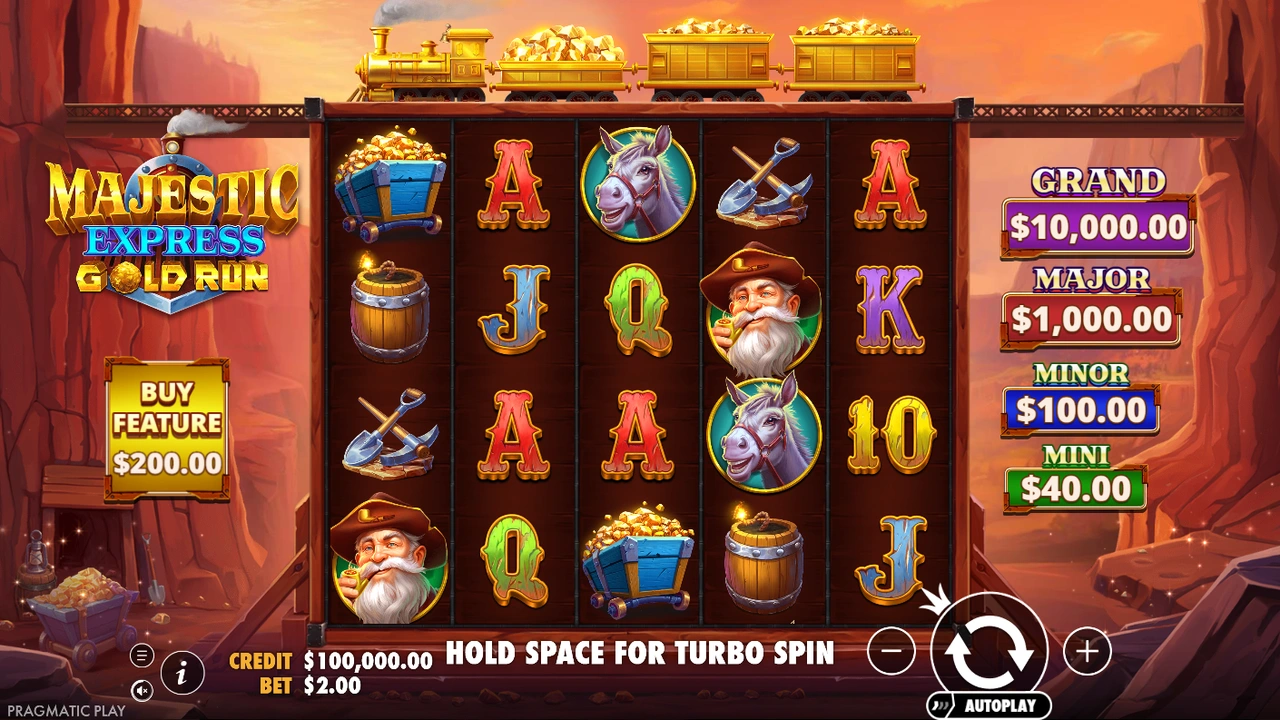 Majestic Express – Gold Run slot game preview