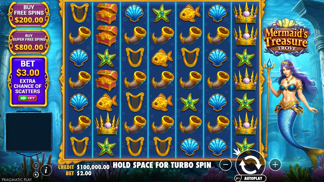Mermaid’s Treasure Trove slot preview
