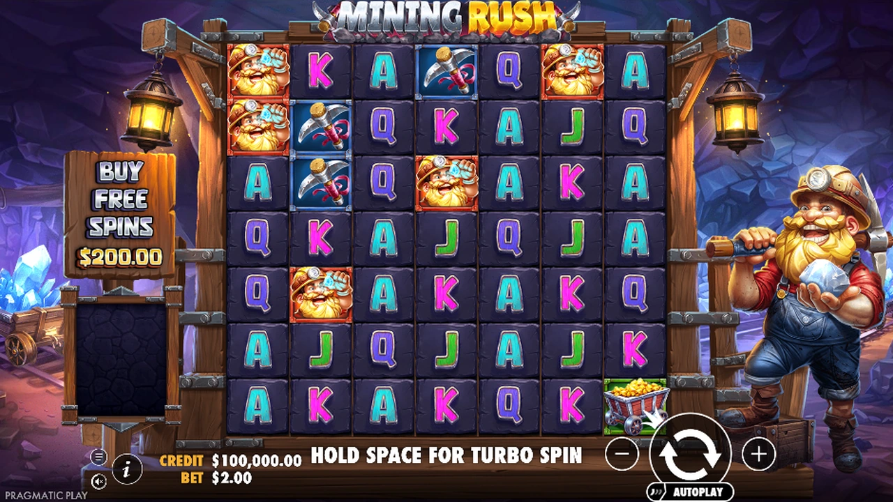 Mining Rush slot demo preview
