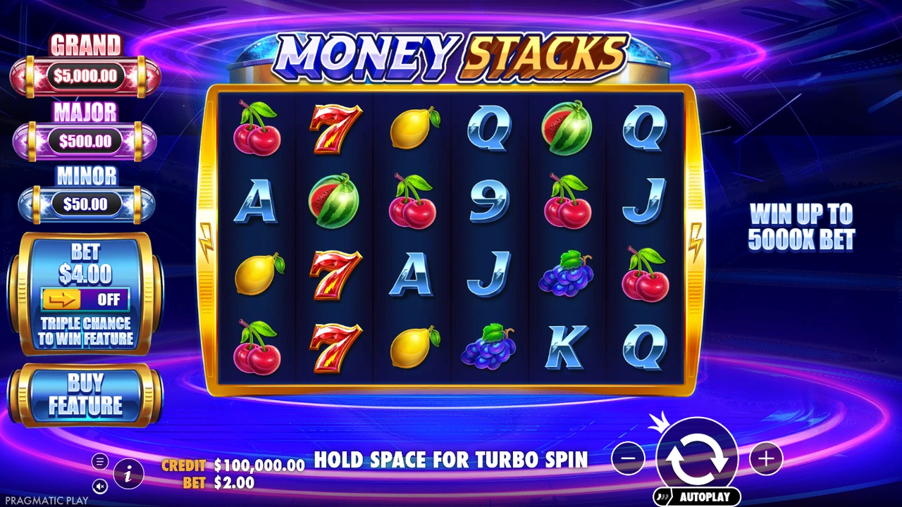 Money Stacks slot demo preview