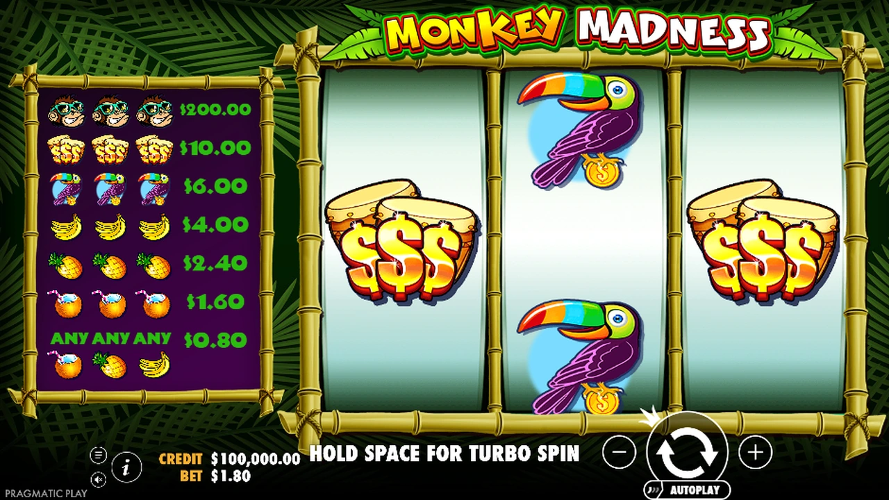 Monkey Madness™ slot demo preview