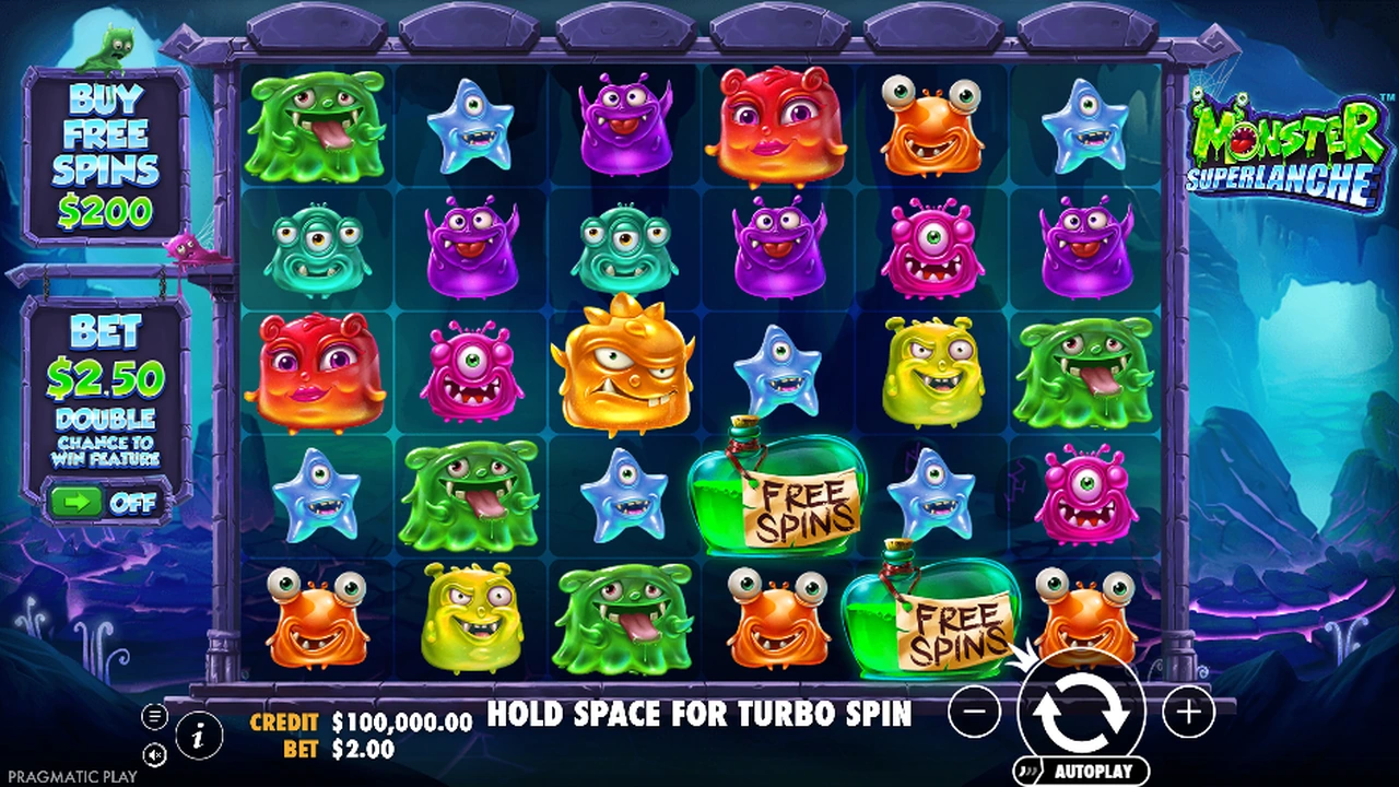 Monster Superlanche slot demo preview