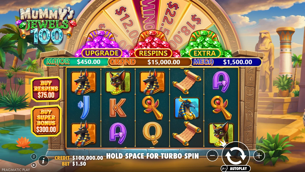 Mummy’s Jewels 100 slot preview