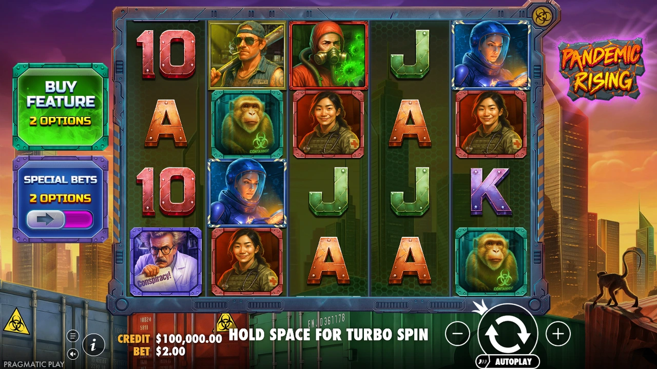 Pandemic Rising slot demo preview