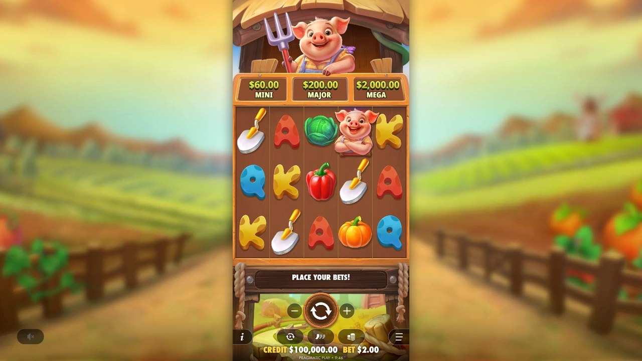 Pig Farm slot demo preview