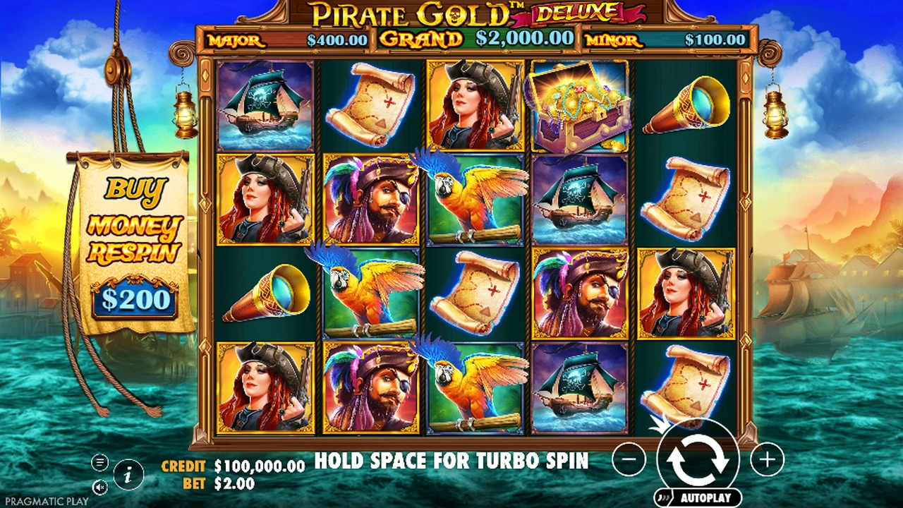 Pirate Gold Deluxe™ slot demo preview