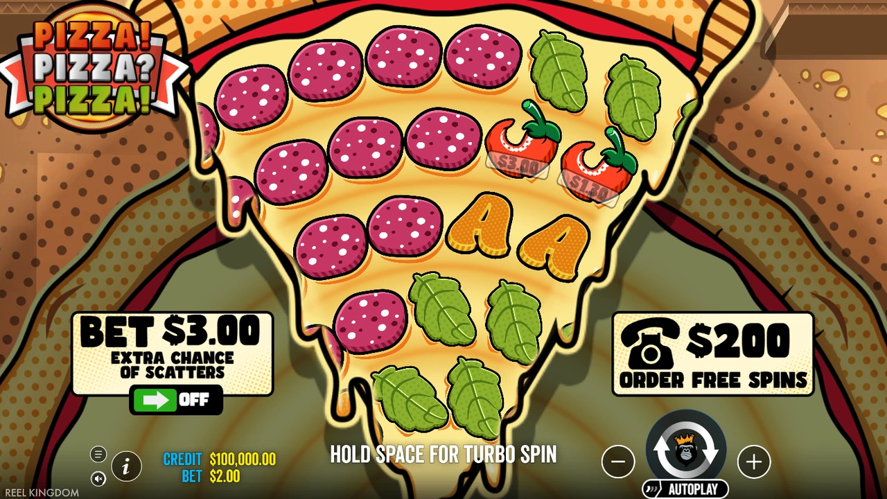 PIZZA! PIZZA? PIZZA!™ slot demo preview