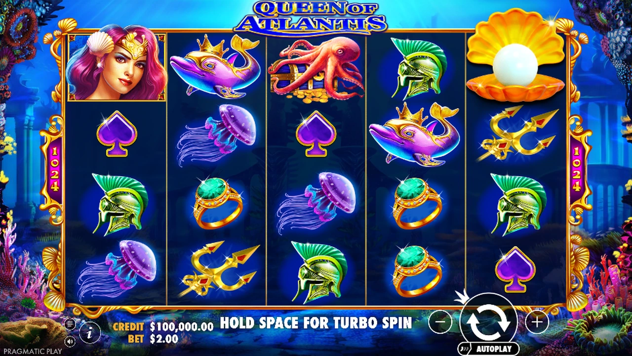 Queen of Atlantis™ slot demo preview