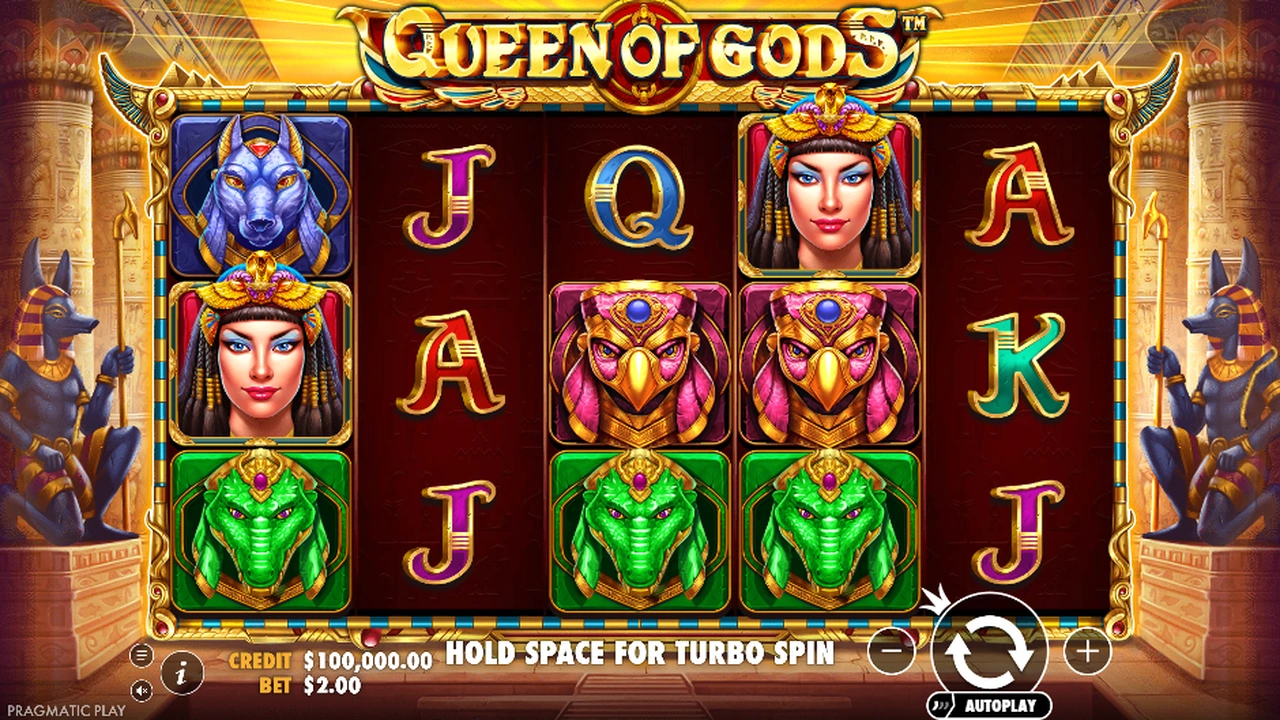 Queen of Gods slot demo preview