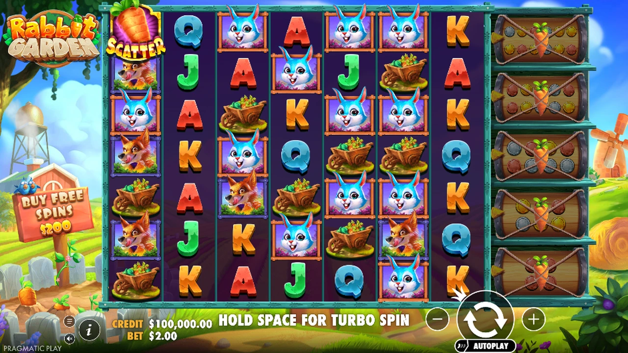 Rabbit Garden slot demo preview