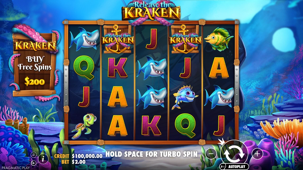 Release the Kraken® slot demo preview