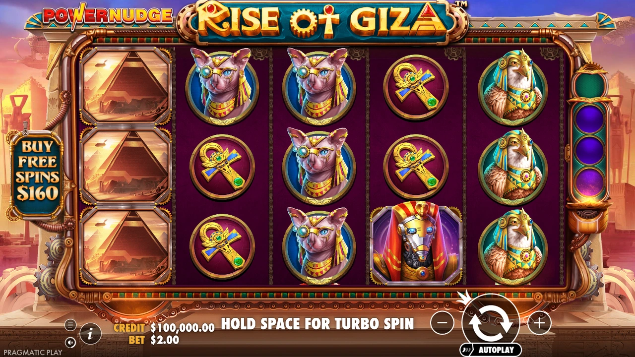 Rise of Giza PowerNudge™ slot preview