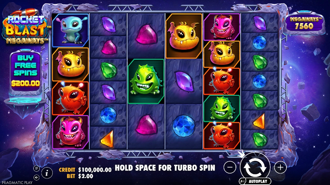 Rocket Blast Megaways slot demo preview
