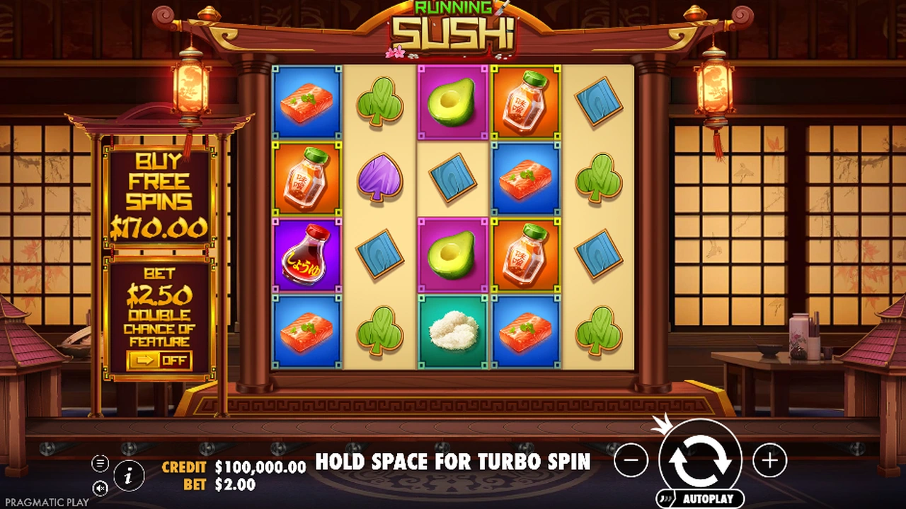 Running Sushi slot game preview