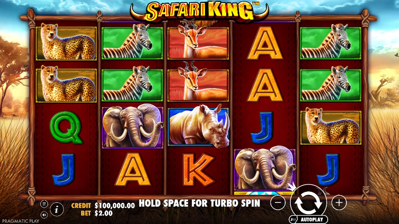 Safari King™ slot demo preview