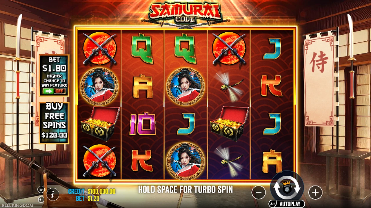 Samurai Code slot demo preview
