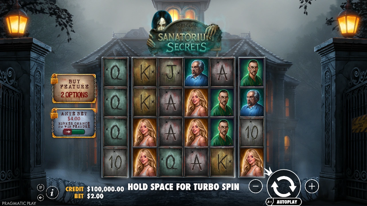Sanatorium Secrets slot demo preview