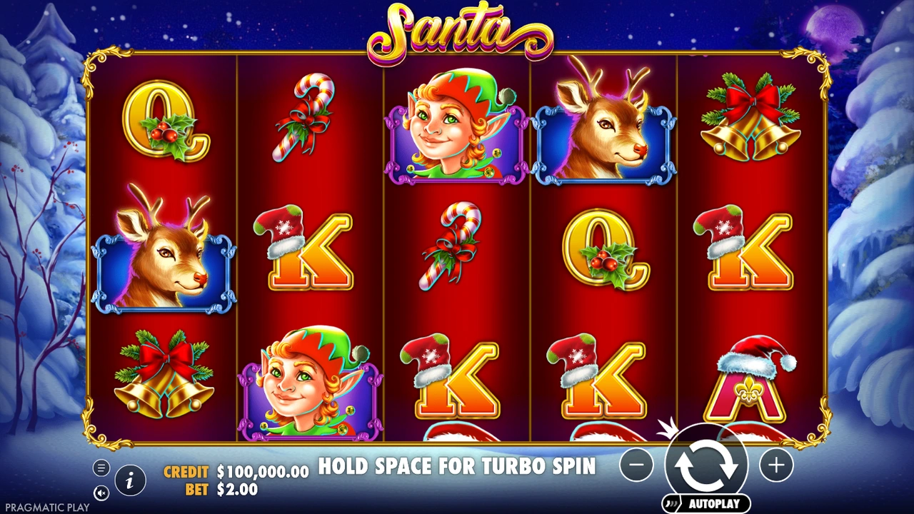 Santa slot demo preview