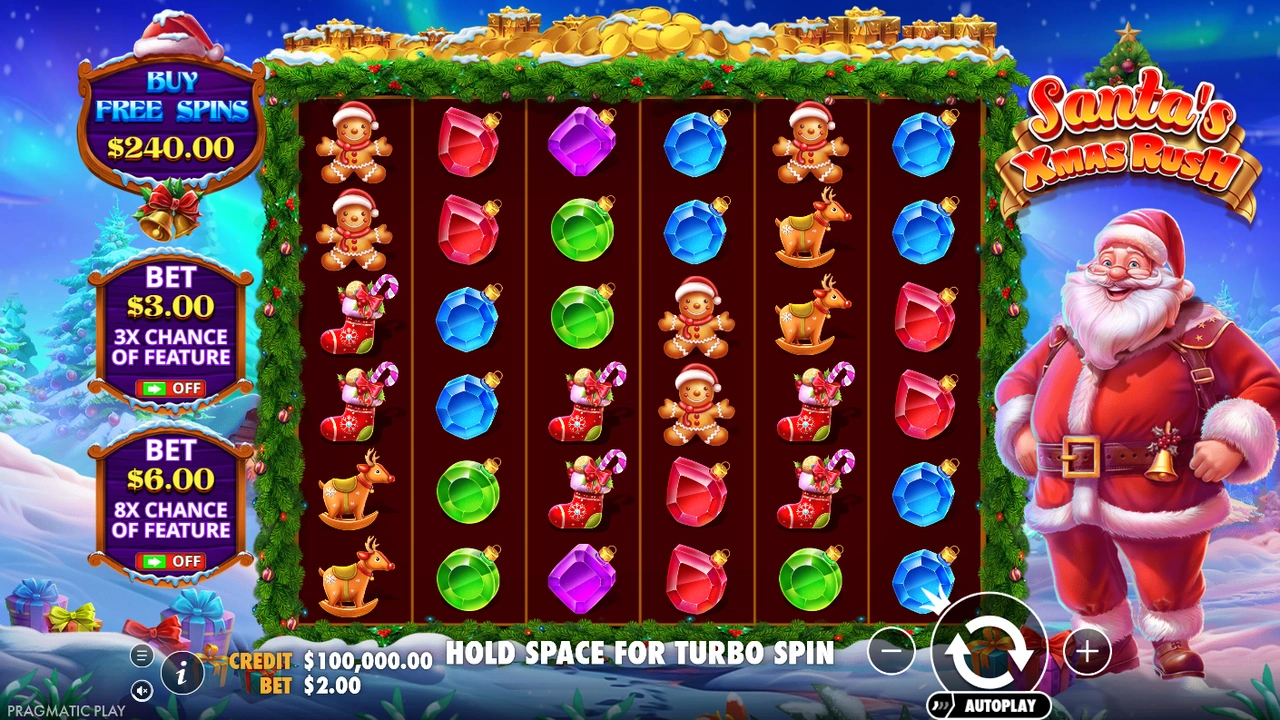 Santa’s Xmas Rush slot demo preview