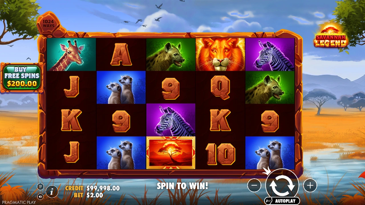 Savannah Legend slot demo preview
