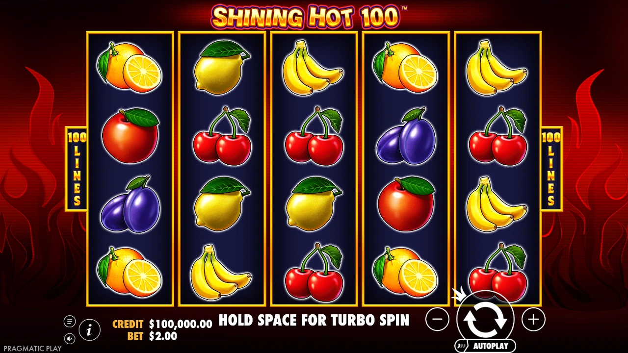 Shining Hot 100 slot demo preview
