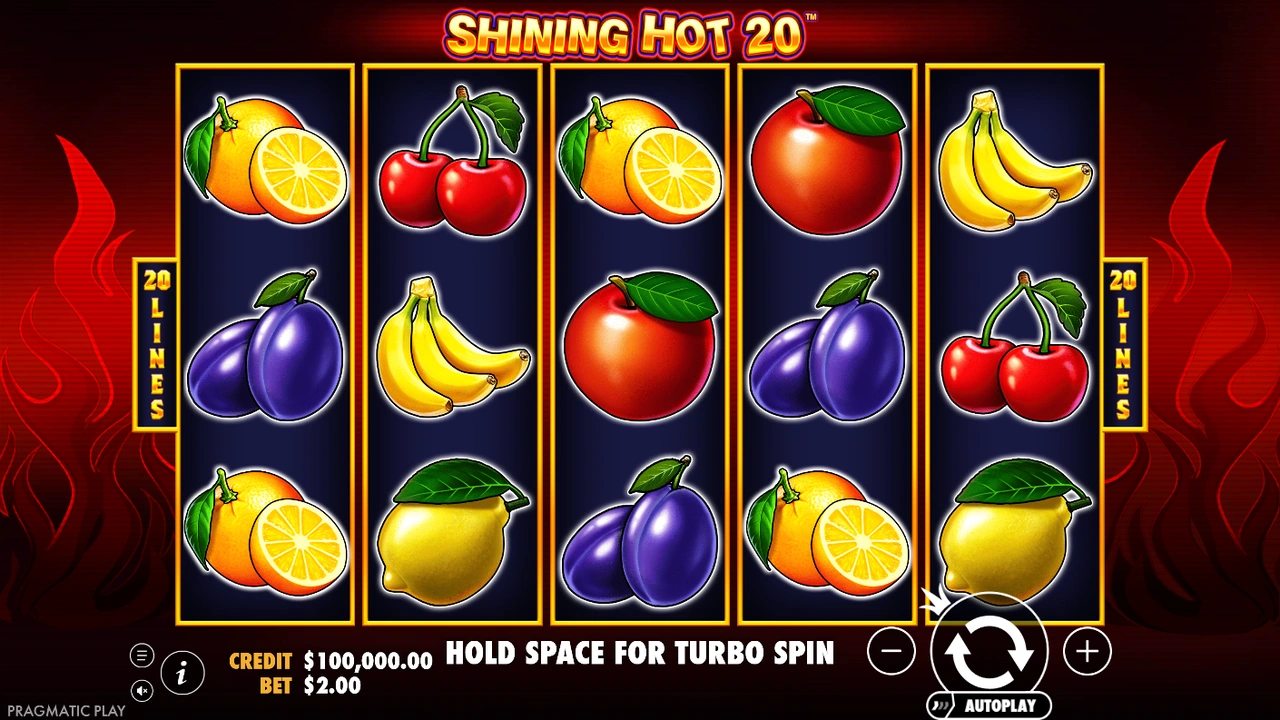 Shining Hot 20 slot demo preview