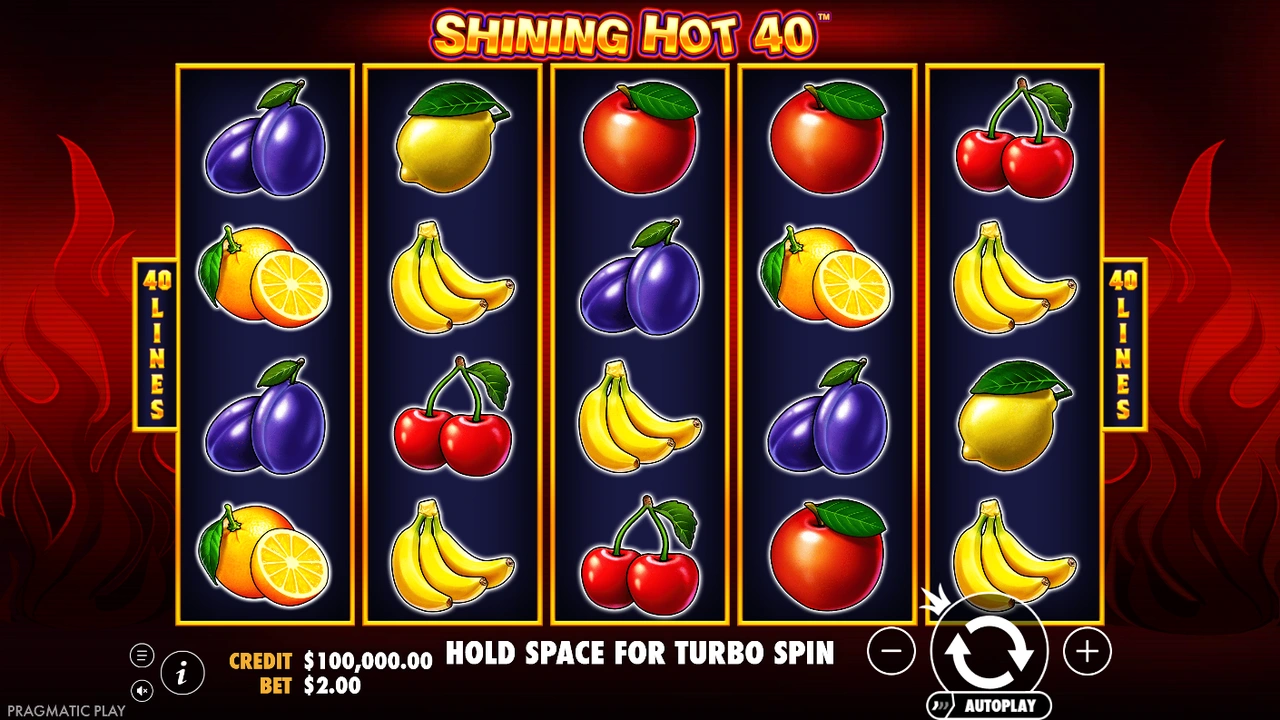 Shining Hot 40 slot demo preview