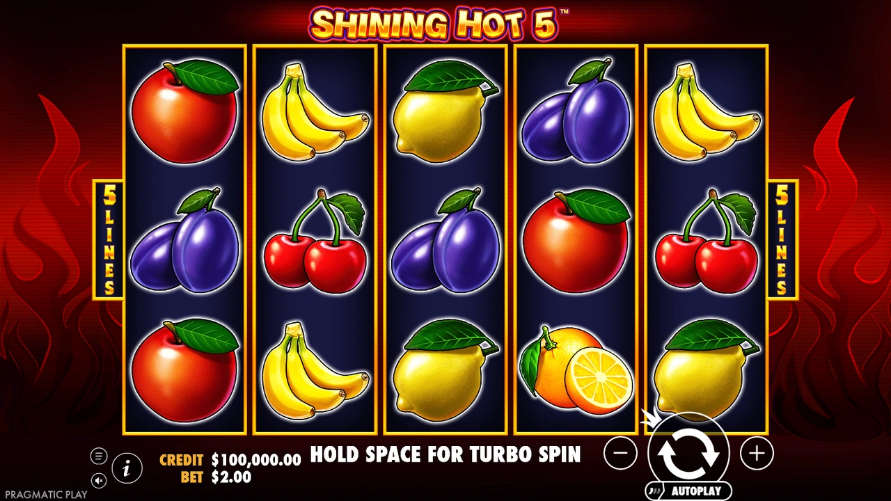 Shining Hot 5 slot demo preview