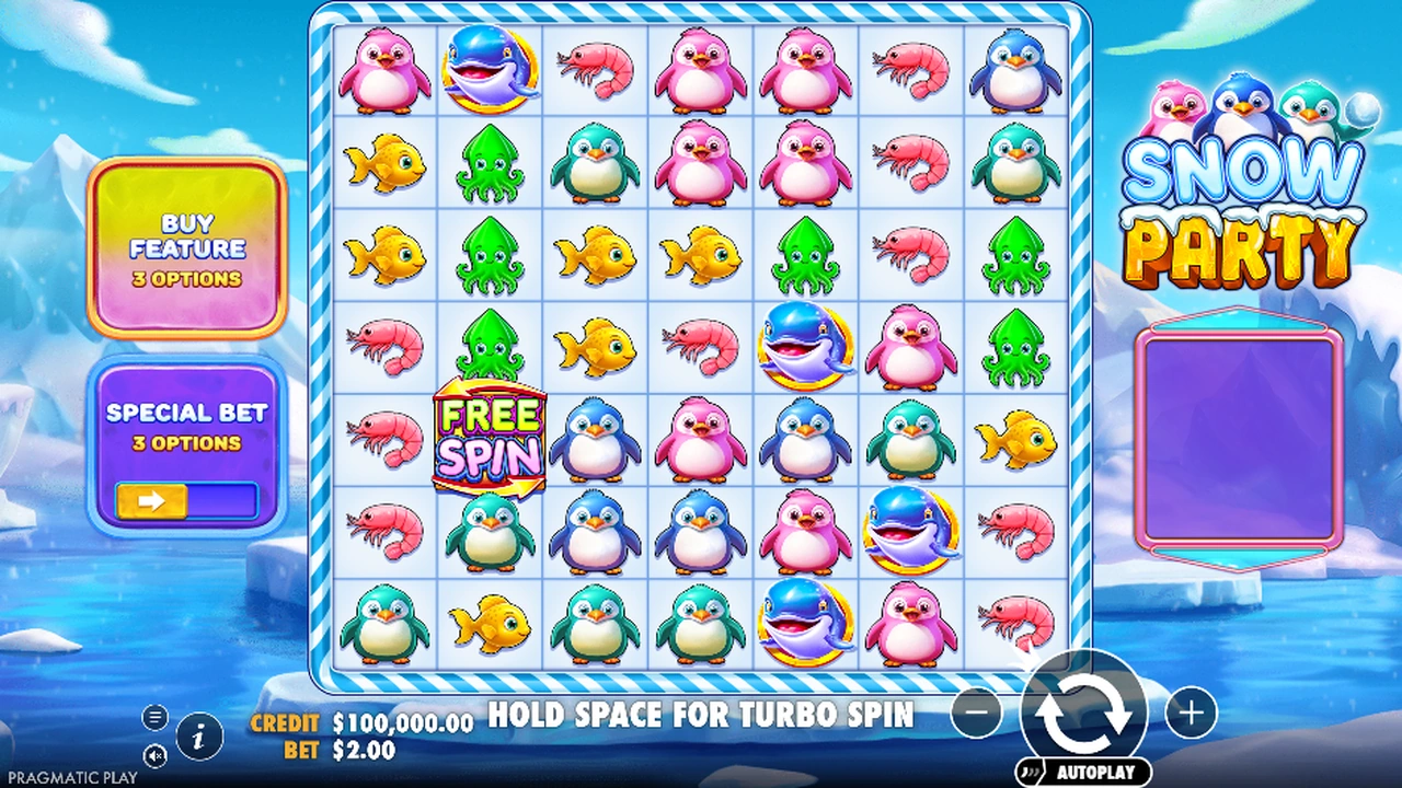 Snow Party slot demo preview