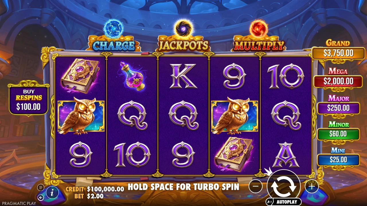 Spellmaster slot demo preview