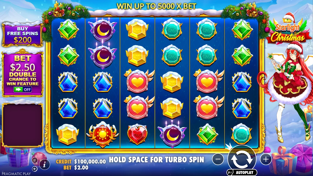 Starlight Christmas slot demo preview