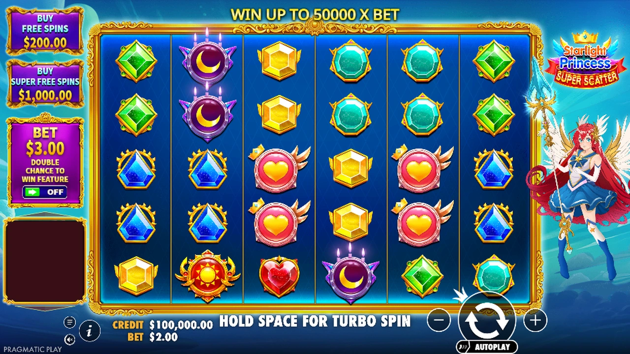 Starlight Princess Super Scatter slot demo preview