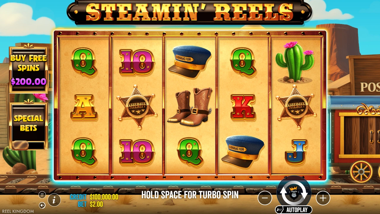 Steamin’ Reels slot demo preview
